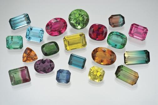 Tourmaline gemstones can be found in all