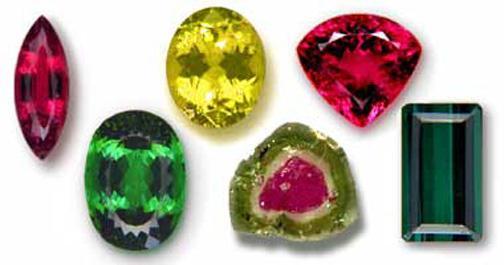 Cat s-eye tourmalines are most often green, blue, or