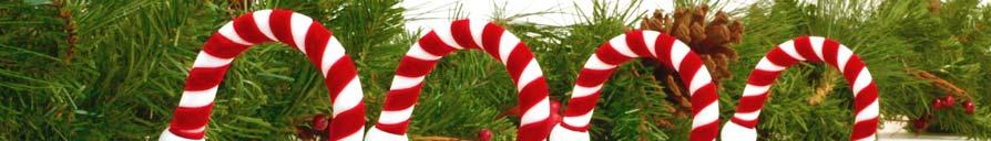 Candy Cane Stocking Holder A