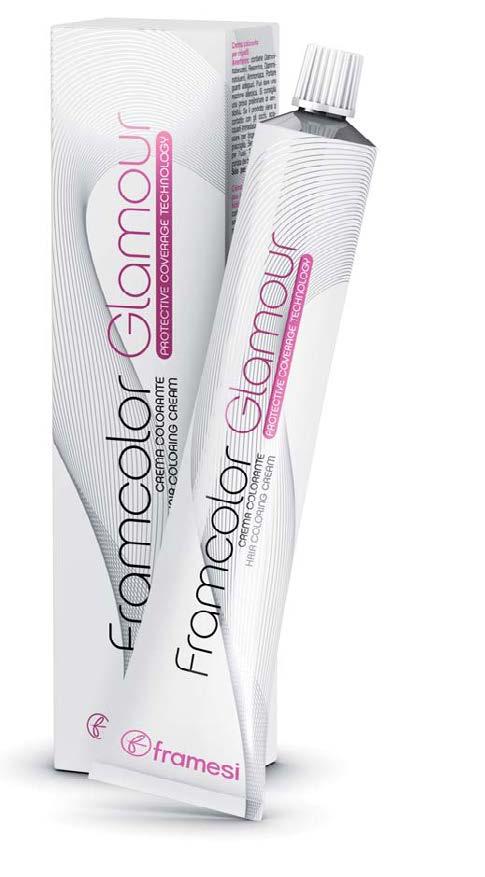 HAIRCOLOR FRAMCOLOR GLAMOUR Innovative coloring cream, ready to use and perfect for creating the trendiest solutions.