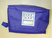 POOL COOL 6-Pack Cooler Royal blue insulated 6-pack cooler bag with front pocket and woven nylon carry strap. ~$4.