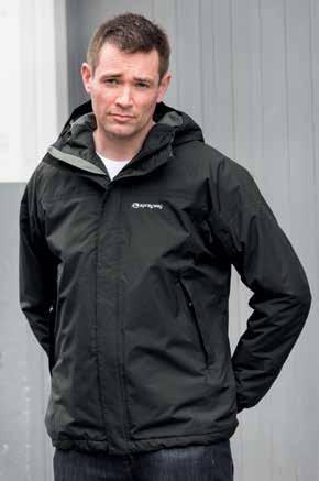 Berghaus Ruction Jacket A longer length waterproof jacket providing performance with an updated everyday look and feel. Fixed hood with drawcord adjustment.