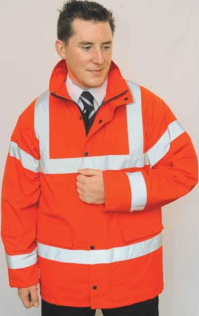 100% Polyester, 300D Oxford weave, with a stain resistant finish, PU coated, 190g Lining: Nylon 60g / Wadding 170g Yellow XS - 5XL S420: EN 471 Traffic Jacket (Print Access) Same