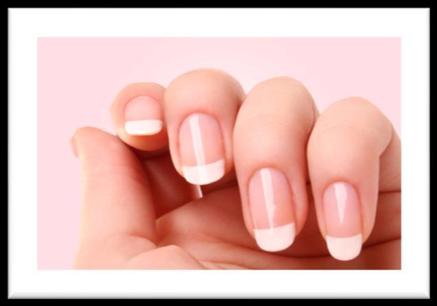 How to apply French Manicure using Gel Nail Polish 1. Wash and dry your own hands, preferable where the client can see you.