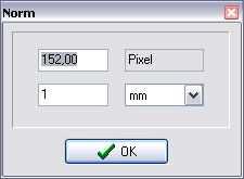 you can calibrate the software for use with im- Using the scale tool icon ages taken with other cameras.