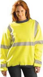 , 100% ANSI wicking polyester to keep wearer warm and dry. Features elastic cuffs and waistband.