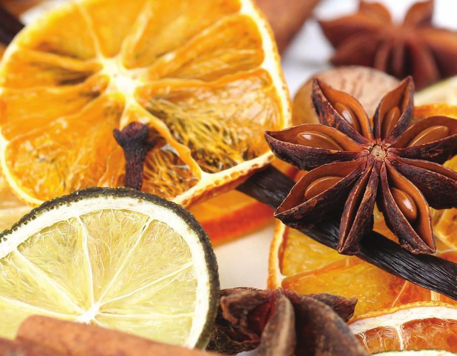 ORANGE Orange essential oil can help relax and relieve with a citrus smell that promotes calmness. NO.