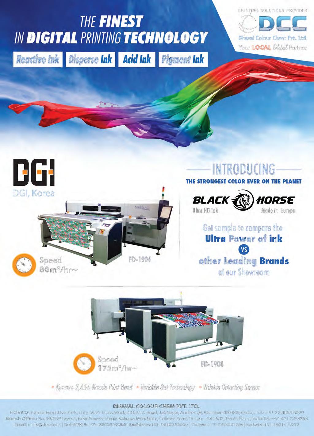 PRINTING SOLUTIONS PROVIDER {; Dhaval Colour Chem Pvt. Ltd. Your LOCAL Gl.