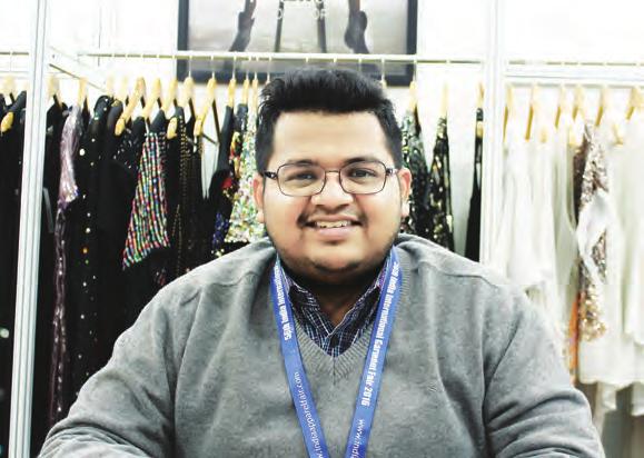FAIR & EVENTS ELITE INTERNATIONAL Looking Forward to 25 to 30% Growth Vanshaj Agarwal, Elite International Elite International, a specialist in producing high fashion garments displayed a collection
