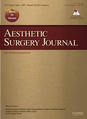 AESTHETIC EDUCATION AESTHETIC SURGERY JOURNAL Aesthetic Surgery Journal (ASJ) is a monthly peer-reviewed international journal focusing on scientific developments and clinical techniques in aesthetic