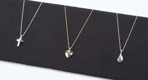 Tear Drop Pendant (Also Available in Gold Vermeil) Chains available with above