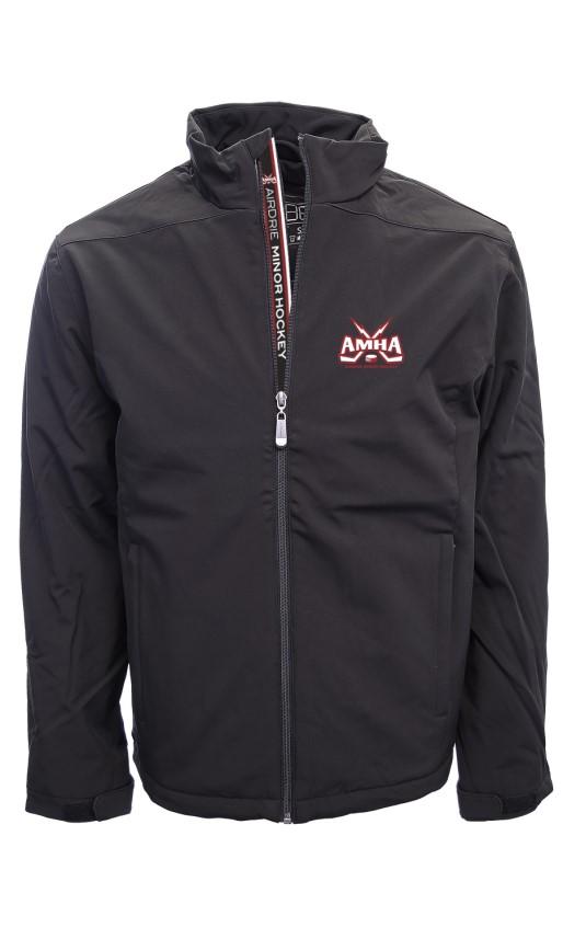 fleece with polyfill exterior, 100% Polyester Lining insulated jacket.
