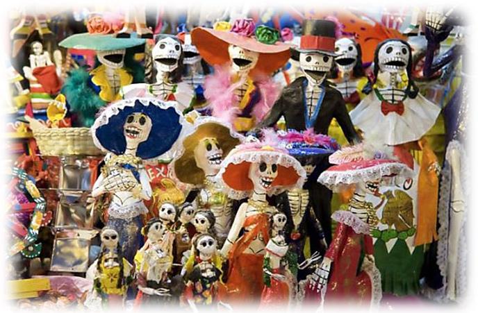 Local celebrations are planned in November for Los Dias de Los Muertos-The Days of the Dead with free events for all ages.