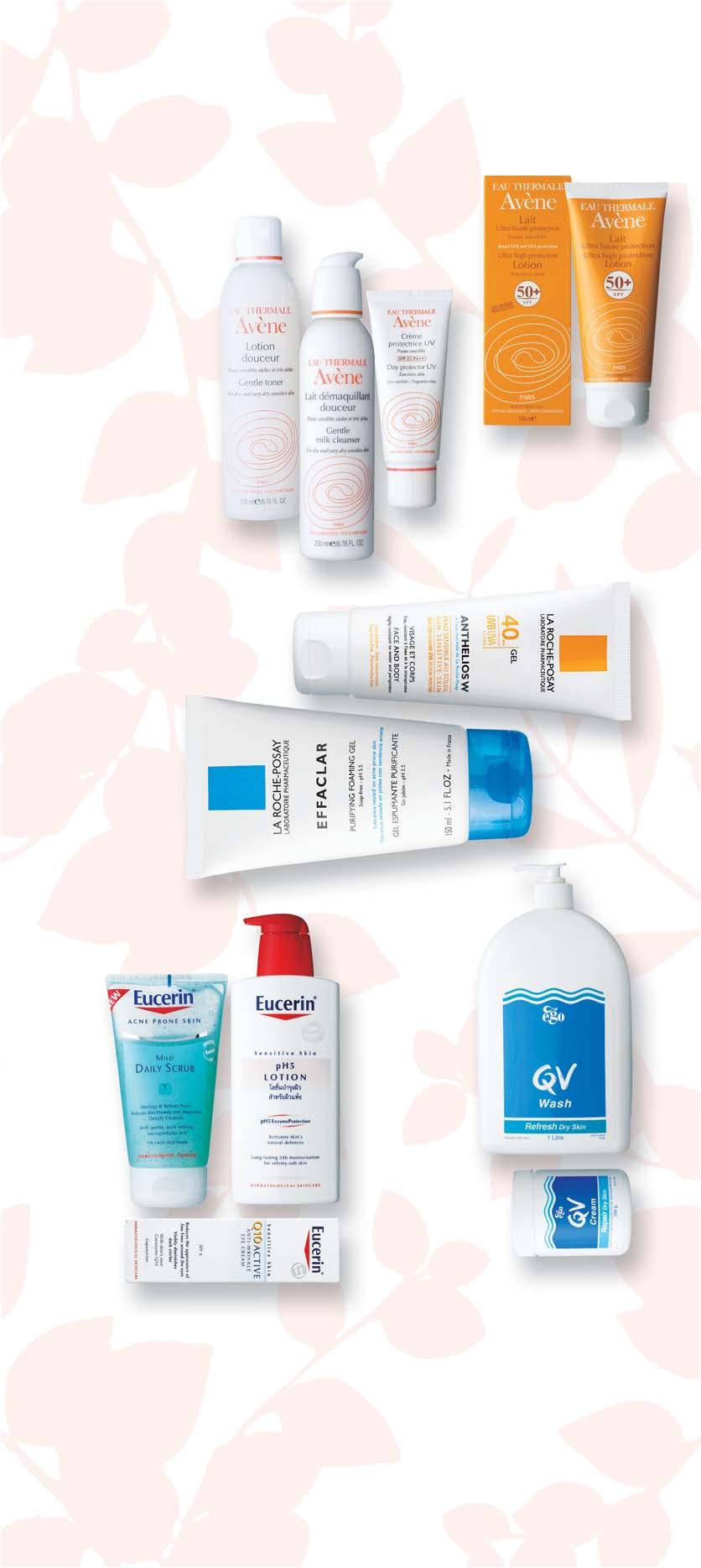 More radiance 5-piece gift set 3 1 HS 2 HS Eucerin Shampoo worth $15.20 with every $40 purchase 5 4 1. Avene Gentle Milk Cleanser 200ml + Avene Gentle Toner 200ml + Avene Day Protector SPF25 40ml $69.