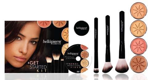 Bellápierre Make-Up Kits GET STARTED KIT Bellápierre Get Started Kit is the ultimate set to help wome achieve exactly what they wat out of mieral make-up.