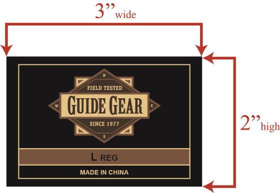 Woven and Knit Shirts Label Placement Example Only Branding Placement: **Vendor must source and