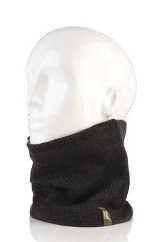 MENS NECK WARMERS ONE SIZE BLACK CHARCOAL