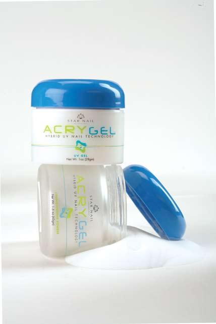 ACRYGEL Hybrid UV Nail Technology.