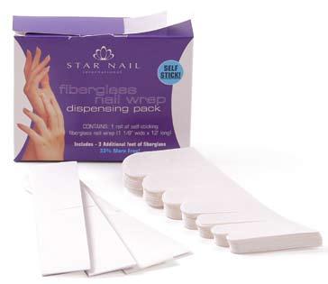 Fiberglass Wrap Fingers (Pre-Cut, Self Adhesive) 507 White (10 sheets of 7 fingers)