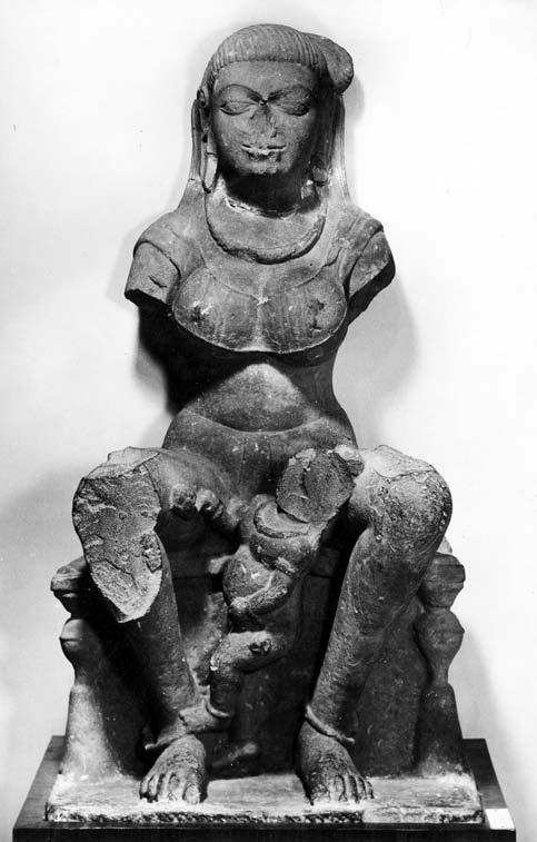 96 ARCHIVES OF ASIAN ART Fig. 9. Mātṙkā. Early 5th c. Besnagar, Vidisha District, Madhya Pradesh, India. Sandstone. National Museum, New Delhi, 51.101.