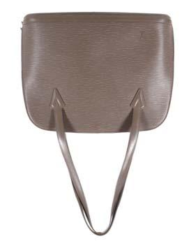 2002, monogram matte silver leather with tan leather trim, 28cm wide, 26cm high, with dust bag, grade A 150-200 27. Louis Vuitton Gold Vernis Bedford Tote, c.