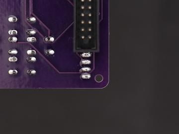 Connect Shoulder Buttons to Gamepad PCB Locate the bumper labeled pins on the opposite side