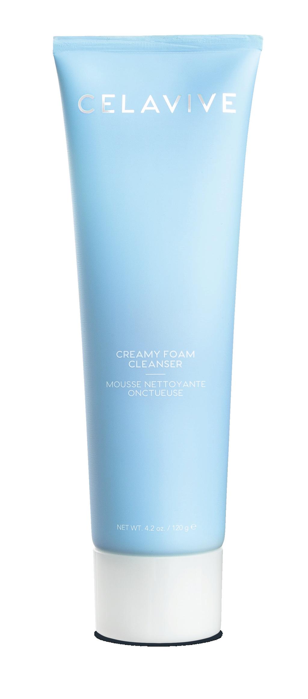 CLEANSE Lather Up to Gorgeous Skin CREAMY FOAM CLEANSER This creamy cleanser creates a rich lather that lifts away dirt and oil while gently exfoliating dull, dry skin.