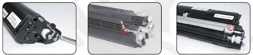 KONICA MINOLTA QMS 2300 SENSOR RESET INSTRUCTIONS TROUBLESHOOTING NOTE: Only use this procedure when necessary such as if the Developer Roller indicates a problem, contamination, lines etc. 1.