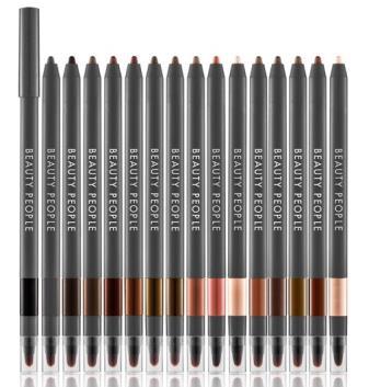 strength and sparkle Eyebrow Auto Pencil lasts for hours with a powerful