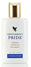Gentleman s Pride Gentleman s Pride is an alcohol-free aftershave balm that helps to soothe and condition sensitive skin after shaving.