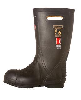 Leather Structural Boot BOOT56 The leather Crosstech Firefighters Boot 9306CA from Jolly is knee-height, with a waterproof inner lining system, which is very light and comfortable to wear for