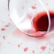 Red wine will become harder to remove later if left untreated. We would also encourage you not to dry a stained item until you have managed to remove the red wine stain to your own satisfaction. 1.