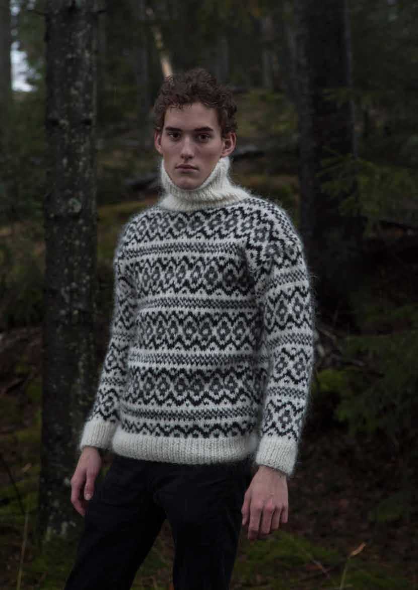 THE ICELANDIC WOOL SWEATER, TURTLE NECK STYLE: #1014 HANDKNITTED UNISEX Mogens Graae had the Sirius Patrol in mind when developing the Icelandic Wool Sweater.
