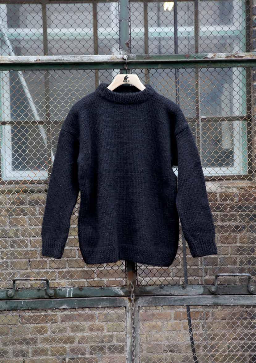 THE ICELANDIC WOOL SWEATER, ROUND NECK STYLE: #1013 HANDKNITTED UNISEX Mogens Graae had the Sirius Patrol in mind when developing the Icelandic Wool Sweater.