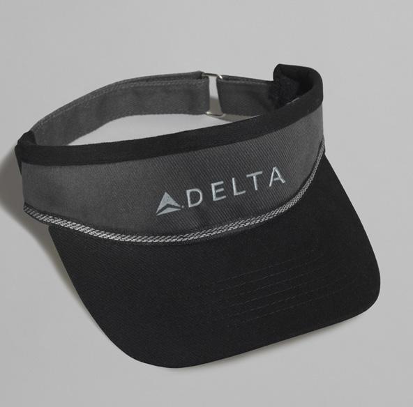 The current Delta branded uniform and company purchased special occasion cap/hat is the