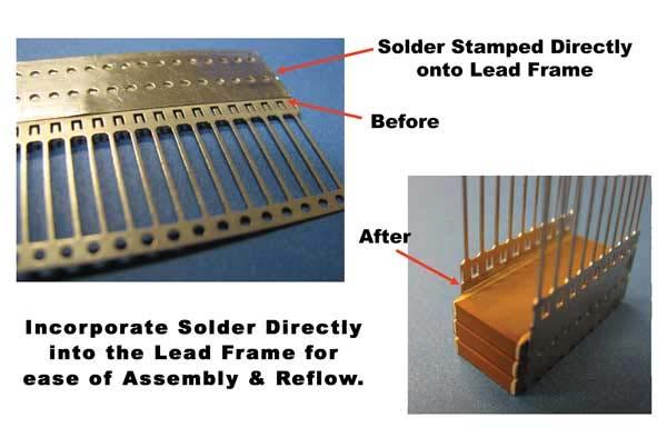 For example, flex circuits used within medical devices are a prime area where Solder Attach is already making a difference by enabling solder to be precisely incorporated into metal stampings to