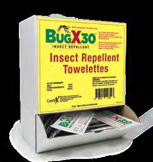 DEET Insect Repellent INSECT REPELLENT Arm your employees with the proper defense such as BugX 30 with DEET!