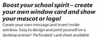 Promote school spirit Create your own cards as a classroom