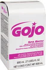 GOJO 800-ml Spa ath ody & Hair Shampoo Pleasant herbal fragrance. 800-ml refill. 12 refills per case. GOJ 9152-12.