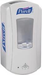 HN SNITIZRS Hand Sanitizer Systems LT X 1200- & 700-ML TOUH-R ISPNSING SYSTM conomical and energy efficient, LTX ispensers are equipped with GOJO SMRT LTRONIS for controlled actuation.