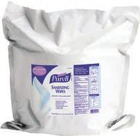 PURLL Sanitizing Hand Wipes conomical towelettes clean and sanitize.