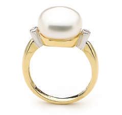 ring IPRS2-9Y 9ct yg white button FWP 10-10.