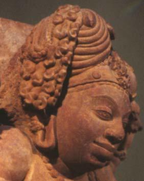 The very same headdress is worn by the Śiva-gaṇa/nidhi (BROWN 2004, pp. 59-61) 5 also from Mansar and preserved at the National Museum, New Delhi (Fig.