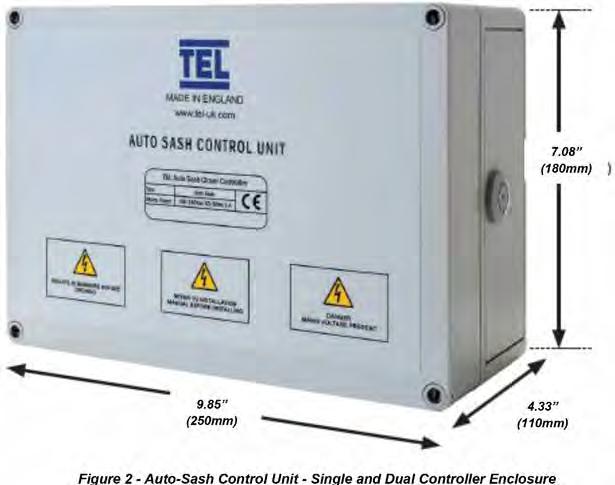 2.3.1 Auto-Sash Control Unit The Auto-Sash Control Unit processes the inputs from the sensors and switches