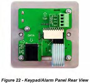 2. Connect the Keypad/Alarm Panel to the Auto-Sash Control Unit. See the wiring schematic in Section 3.