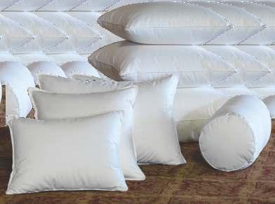 PILLOWS Pure Down or Layered Pillows Choosing the correct pillow is a personal choice. We have a wide range of pillows from really soft (Soft, Down) to the very rm (Firm, Layered).
