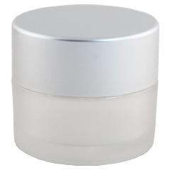 Cream Jars CREAM JAR (SPA) CNT-SPA-01 Description: Round base cosmetic jar with screw cap. Frosted body, white cap. Sizes and measurements: 2oz Jar: Holds 2oz (57g), height overall without cap 1.