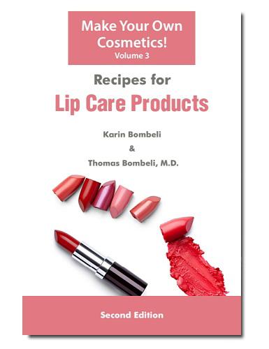 You ll also find chapters about getting the right equipment, making various emulsions, and using preservatives. $13.90 RECIPES FOR LIP CARE PRODUCTS (VOL.