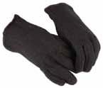 Cotton lining for comfort and heat dispersion Knit cuffs keep debris out brown