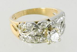 $5,500 - $6,500 Lot # 461 461 14k tiara set with emerald, pearls 